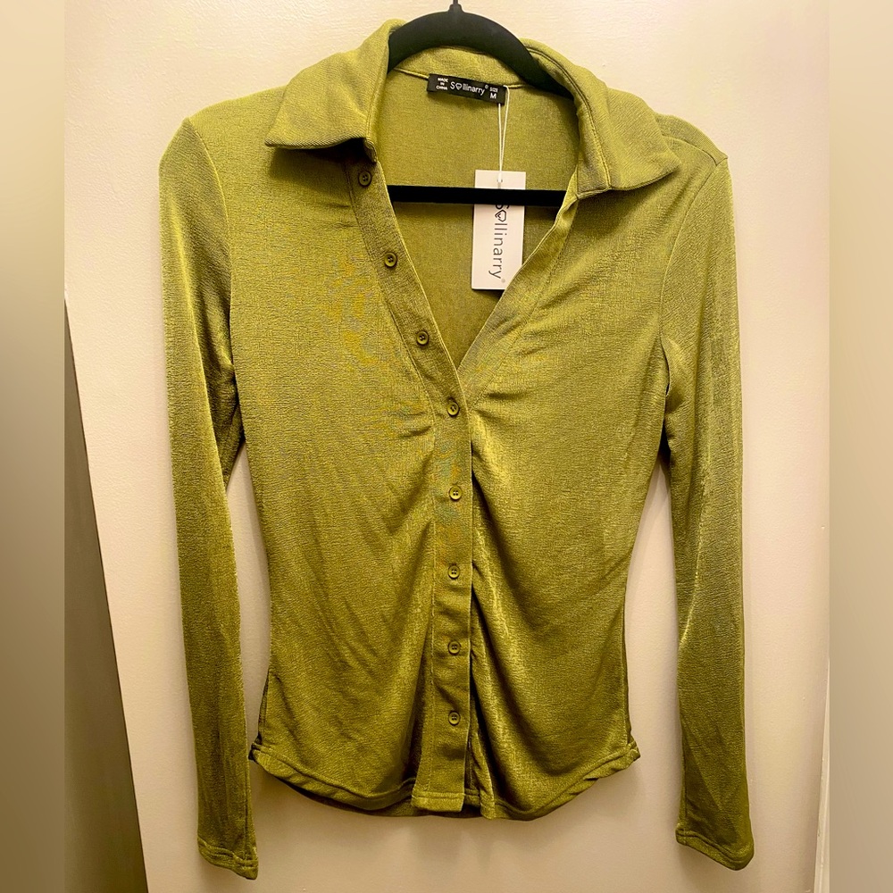 Gorgeous Olive Green Shirt